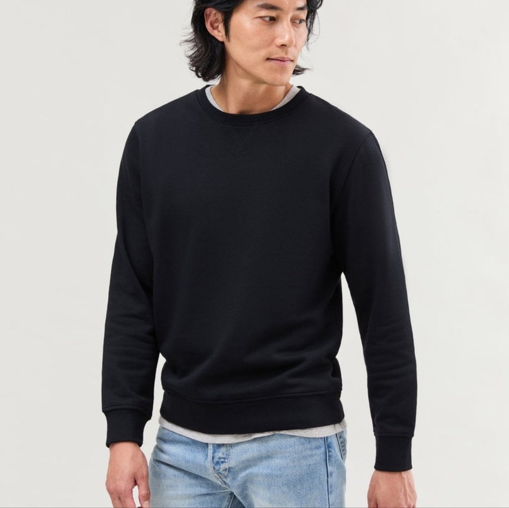 Richer Poorer Men's Recycled Fleece Sweatshirt M Black